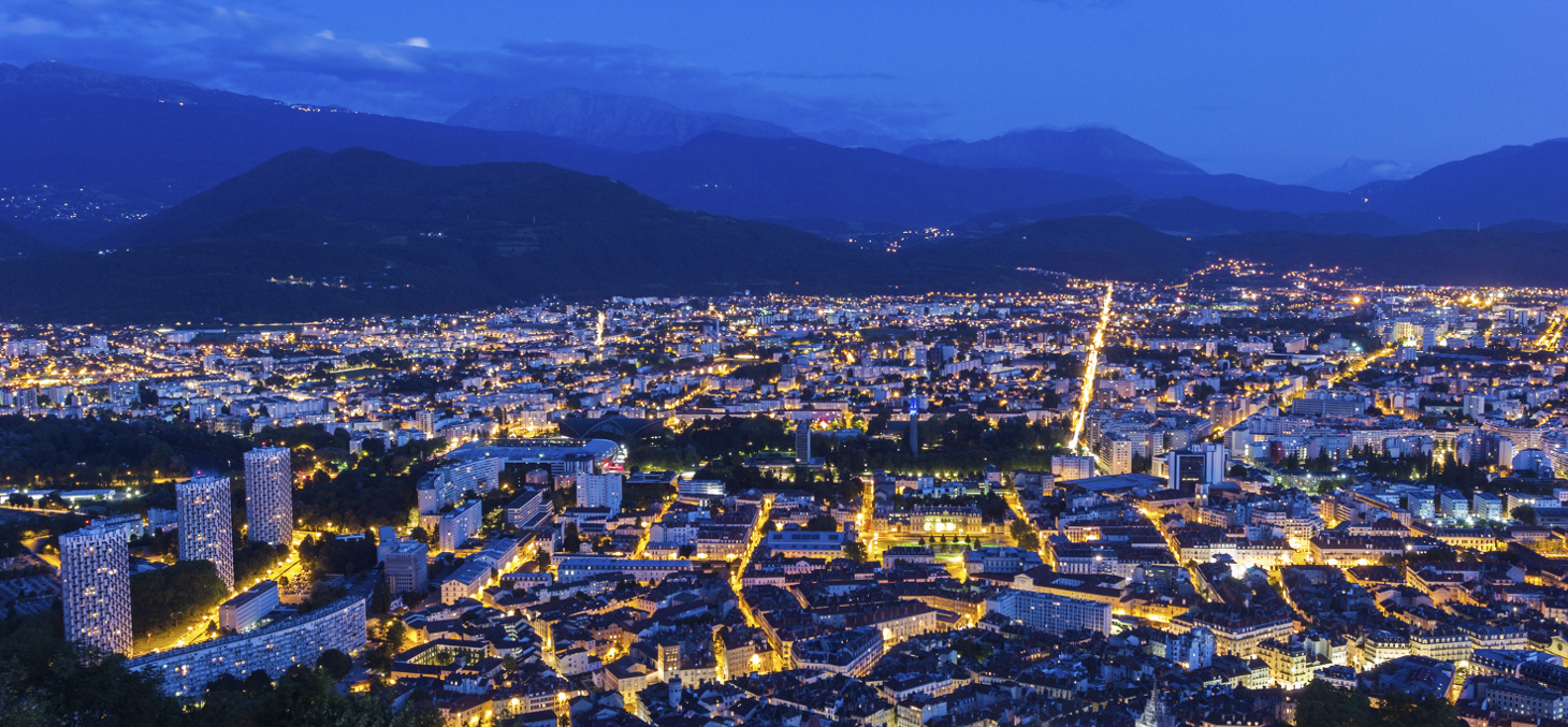 Grenoble by night